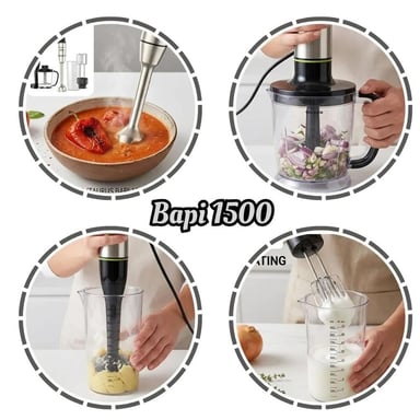 BATIDORA DE INMERSIÓN BAPI 1500 LUXE FULL SET POTENCIA, VERSATILIDAD - 3
