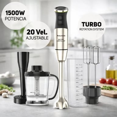 BATIDORA DE INMERSIÓN BAPI 1500 LUXE FULL SET POTENCIA, VERSATILIDAD - 4