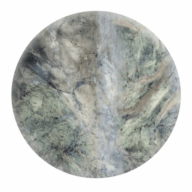 MESA DE COMEDOR DE MÁRMOL VERDE ODISEA REDONDA 100CM NOEL DECO - 2