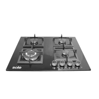 ENCIMERA VIDRIO TEMPLADO GLP/GN SOLE 4 HORNILLAS 59CM - 2