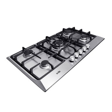 ENCIMERA ACERO INOXIDABLE GLP/GN SOLE 5 HORNILLAS 86 CM - 3