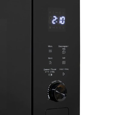 HORNO MICROONDAS S-COLLECTION EMPOTRABLE 20 L GRILL BLACK 3 EN 1 - 6