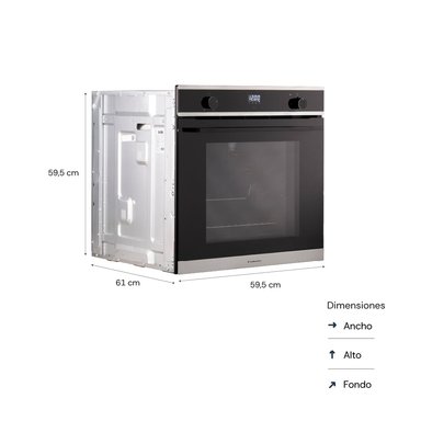 HORNO S-COLLECTION EMPOTRABLE 70 L GLP/GN TURBO CONVECCIÓN - 3
