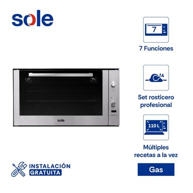HORNO SOLE EMPOTRABLE 110 L GLP/GN - 1