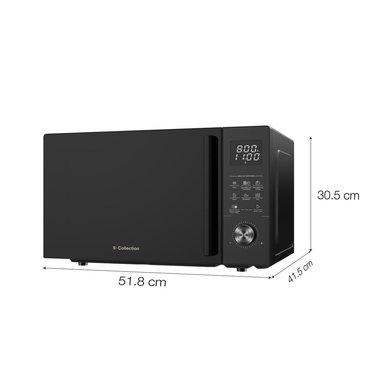 HORNO MICROONDAS S-COLLECTION EMPOTRABLE 26 L GRILL BLACK 3 EN 1 - 6