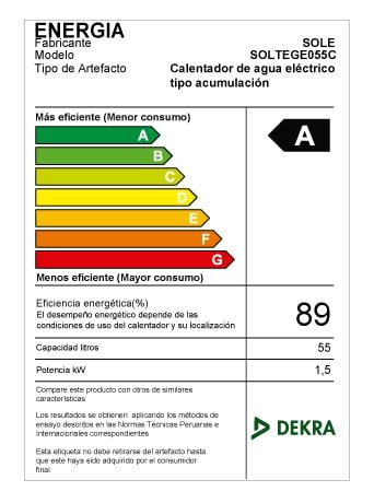TERMA ELÉCTRICA 55 L SOLE GENIUS WIFI - 6