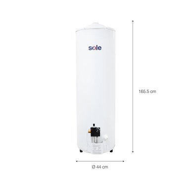 TERMOTANQUE 150 L GLP TIPO B C.ACC SOLE - 4