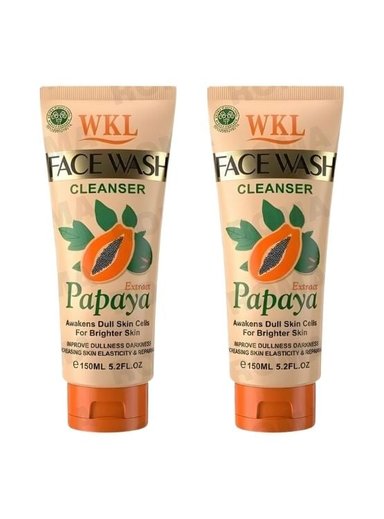 PACK 2 LIMPIADOR FACIAL PAPAYA 150ML WOKALI - 1