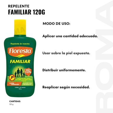 PACK 3 REPELENTE FAMILIAR 120G FLORESTA - 3