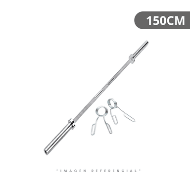 BARRA RECTA OLIMPICA DE 150 CM - 1
