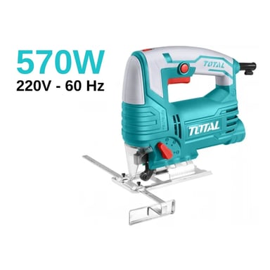 SIERRA CALADORA TOTAL 570W TS206656 VELOCIDAD VARIABLE 800-3000RPM CORTE 45° - 2