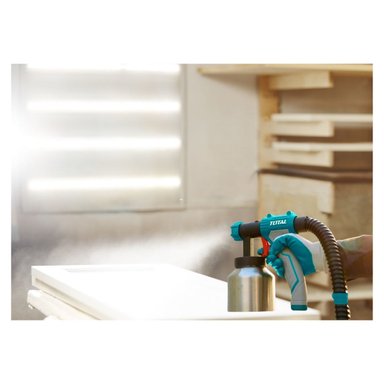 PISTOLA PARA PINTAR ELECTRICA 550W INDUSTRIAL EMBASE DE METAL TOTAL TSGLI20042 - 7