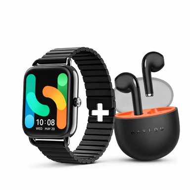 HAYLOU SMARTWATCH RS4 PLUS (LS11)- NEGRO + HAYLOU AUDIFONO BT X1 NEO - 1