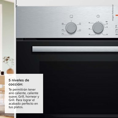 HORNO ELECTRICO EMPOTRABLE BOSCH 66 L HBF011BR0 - 2