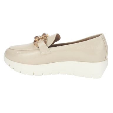 MOCASIN CHALADA MUJER WONDER-1 BEIGE CASUAL - 2