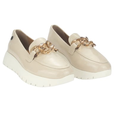 MOCASIN CHALADA MUJER WONDER-1 BEIGE CASUAL - 4