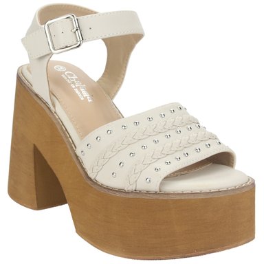 SANDALIAS CHALADA MUJER 45-WAKE-1 BLANCO - 3