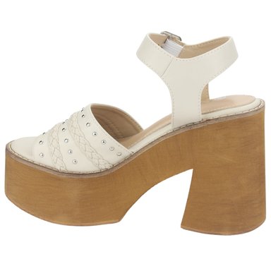 SANDALIAS CHALADA MUJER 45-WAKE-1 BLANCO - 5