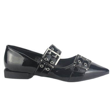 BALLERINA CHALADA MUJER SLIK-2 NEGRO CASUAL - 1
