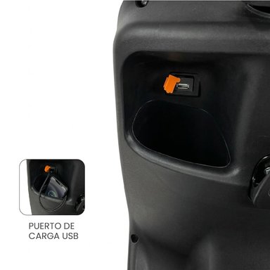 MOTO ELÉCTRICA TERA DE LITIO, 50KMH, 70KM, 800W NEGRO - 5