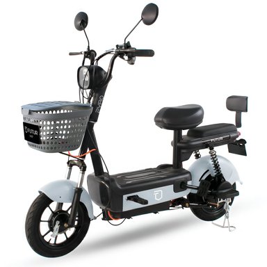 BICIMOTO ELECTRICA FUTUR ZYRO GRIS MATE - 2