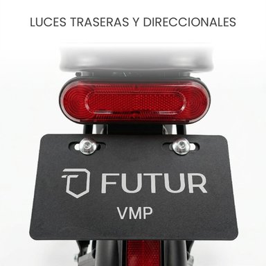 BICIMOTO ELÉCTRICA OXEN DE LITIO, 25KMH, 35KM, 350W AZUL METÁLICO - 4