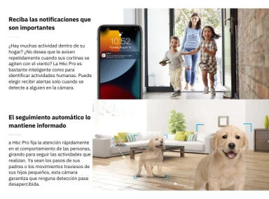 CÁMARA EZVIZ H6C 1080P INALÁMBRICA WIFI PRO CON VISIÓN 360° BOTÓN LLAMADA - 4