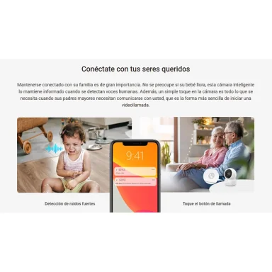 CÁMARA DE SEGURIDAD INTELIGENTE PARA INTERIORES H6C PRO 2K 3MP - EZVIZ - 2