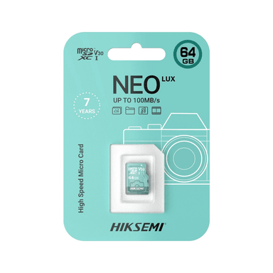 MEMORIA MICRO SD 64GB HIKVISION NEO LUX, ALTA VELOCIDAD Y CAPACIDAD IDEAL PARA CÁMARAS Y DISPOSITIVOS MÓVILES - 2