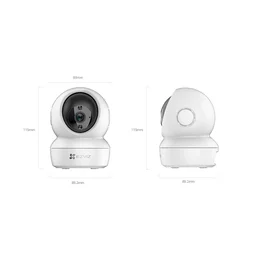 PACK X2 CÁMARAS DE SEGURIDAD EZVIZ H6C 360° FULL HD + 2 MEMORIAS 64GB - 3