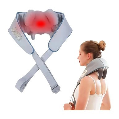 MASAJEADOR RECARGABLE CUELLO ESPALDA HOMBROS RELAJANTE - 1