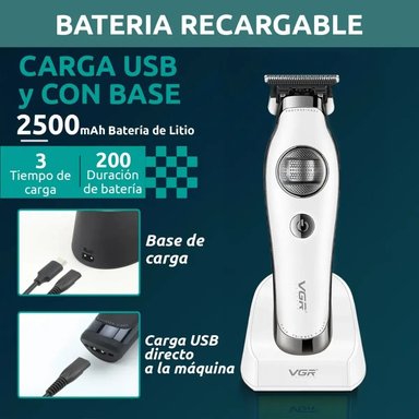 CORTADORA PELO PATILLERA VGR V-880T ROTATECH BLDC 7200RPM - 8