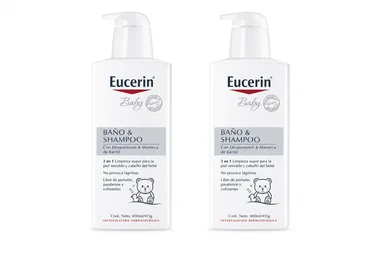 PACK X2 EUCERIN BABY BAÑOS Y SHAMPOO 400ML - 1