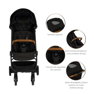 COCHE COMPACTO TRVL NUNA CAVIAR - 5