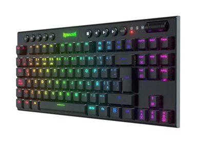 TECLADO REDRAGON HORUS TKL BLACK WIRELESS, SPANISH K621-RGB-SP RED SWITCH - 2