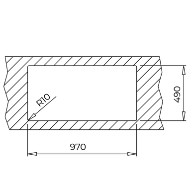 LAVADERO TEKA BROOKLYN 60 M-XP 1C 1E 98.4 X 50.4 CM - 6