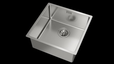 LAVADERO TEKA EMPOTRAR BE LINEA RS15 40.4 44 X 44 CM ACERO - 3