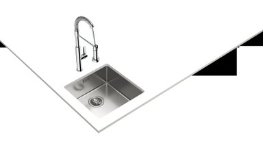 LAVADERO TEKA EMPOTRAR BE LINEA RS15 40.4 44 X 44 CM ACERO - 4