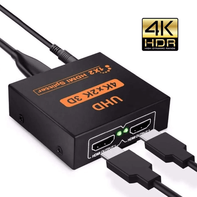 SPLITTER HDMI 1X2 4K X 2K 3D DIVISOR MULTIPLICA SEÑAL SM-F7806K - 1