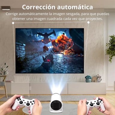 PROYECTOR MULTIMEDIA H300MAX 120 LUMENES 4K ANDROID 11 WIFI 2 MANDOS 10000 JUEGOS - 3