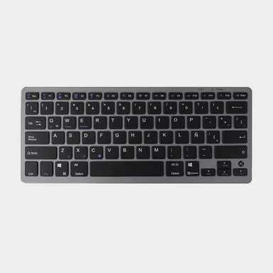 TECLADO INALÁMBRICO RECARGABLE BLUETOOTH K3003 - NEGRO - 2