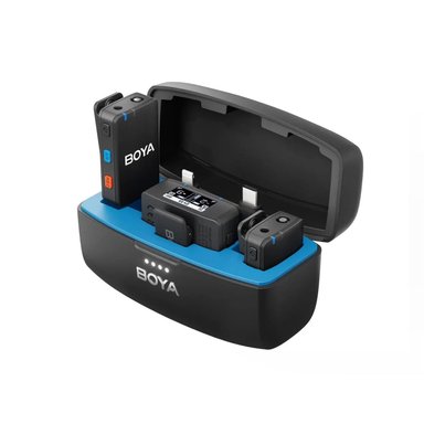 MICRÓFONO BOYA BOYAMIC GRABADORA MIC WIRELESS 2 PERSONAS ALL IN ONE - 1