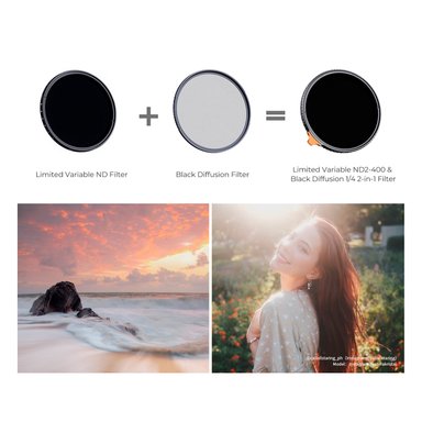 FILTRO DOBLE 67MM BLACK MIST 14 ND2-ND400 NANO X KYF CONCEPT - 2