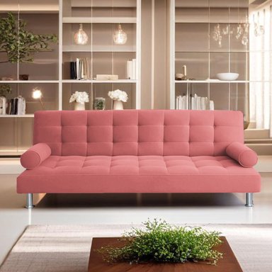 CASABELLA SOFA CAMA LORENZ 3 CUERPOS ROSA - 5