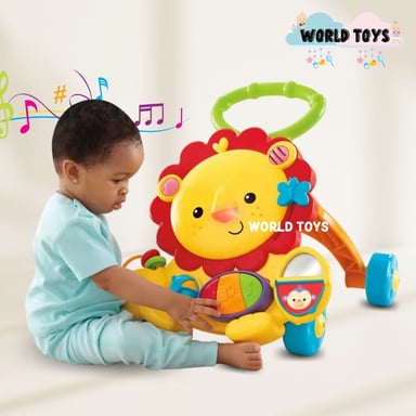 CAMINADOR BABY SWEET WALK MUSICAL LION NARANJA - 3