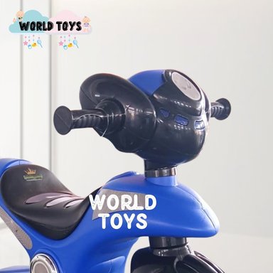 TRIMOTO A PEDAL BABY SERVANN AZUL NIÑOS MUSICAL - 3