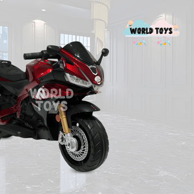 MOTO A BATERÍA PARA NIÑOS «YAMAHA» LICENCED ROJO - 4