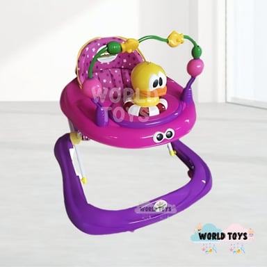 ANDADOR PARA BEBÉS 3 EN 1 «DUCKY LUCKY» CON TABLERO MUSICAL MORADO - 4