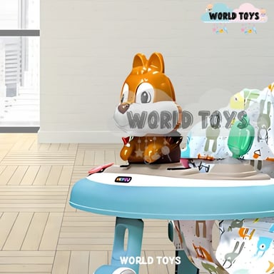 ANDADOR CON TABLERO MUSICAL «SWIFT BABY II» AZUL - 2