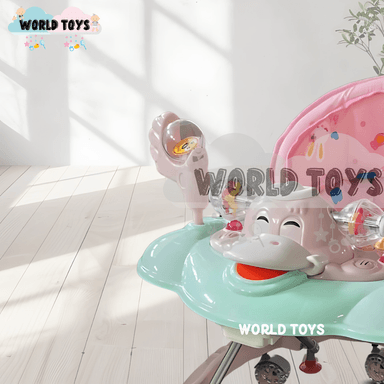 ANDADOR CON TABLERO MUSICAL «DUCKY PLUS» CON BLUETOOTH PINK - 2